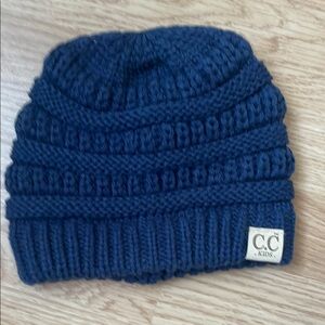 CC Kids Navy Knit Beanie